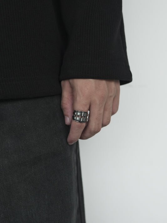 Blac Gridlock Ring