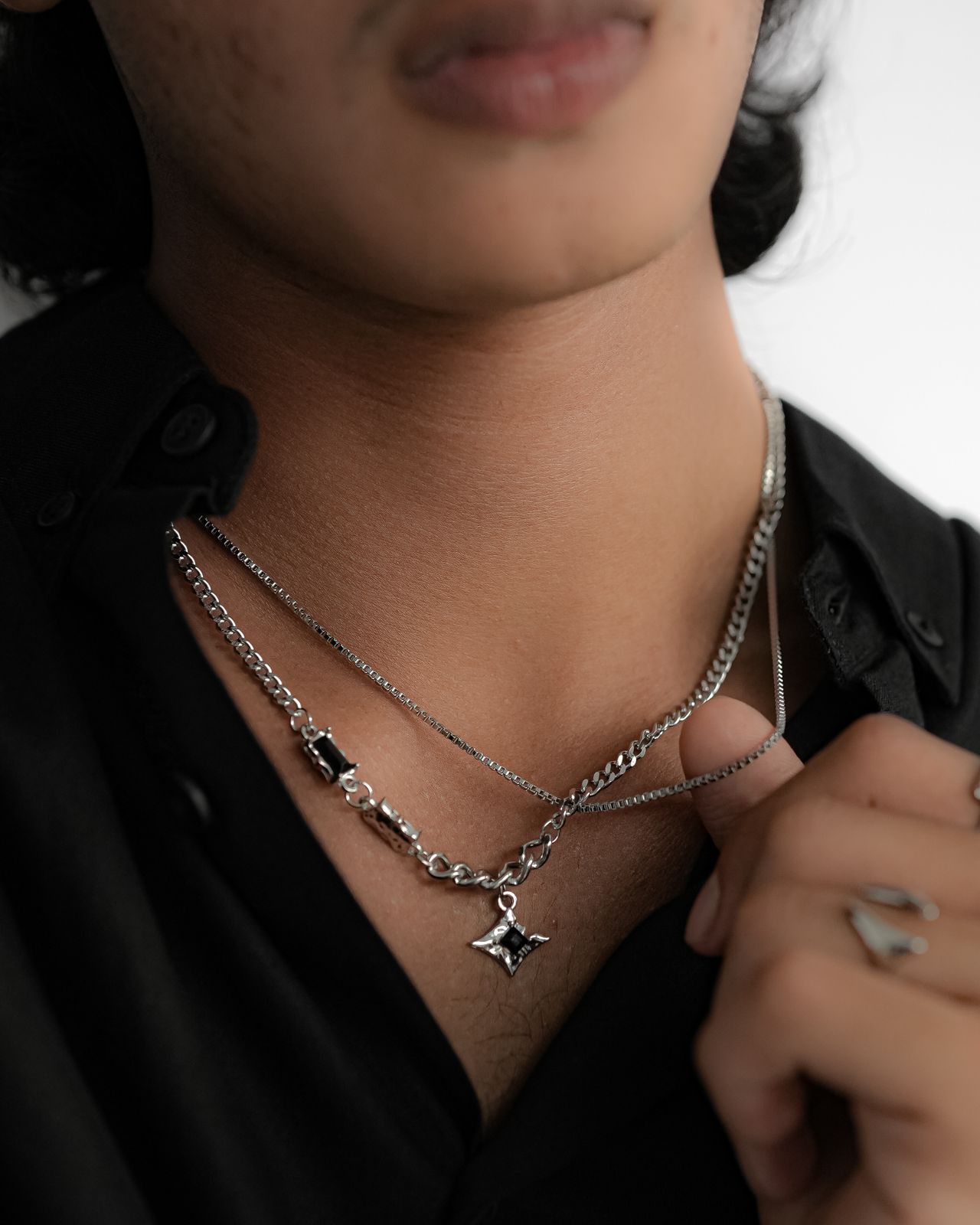 Blac Mark Layered Chain