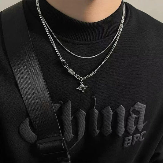 Blac Mark Layered Chain