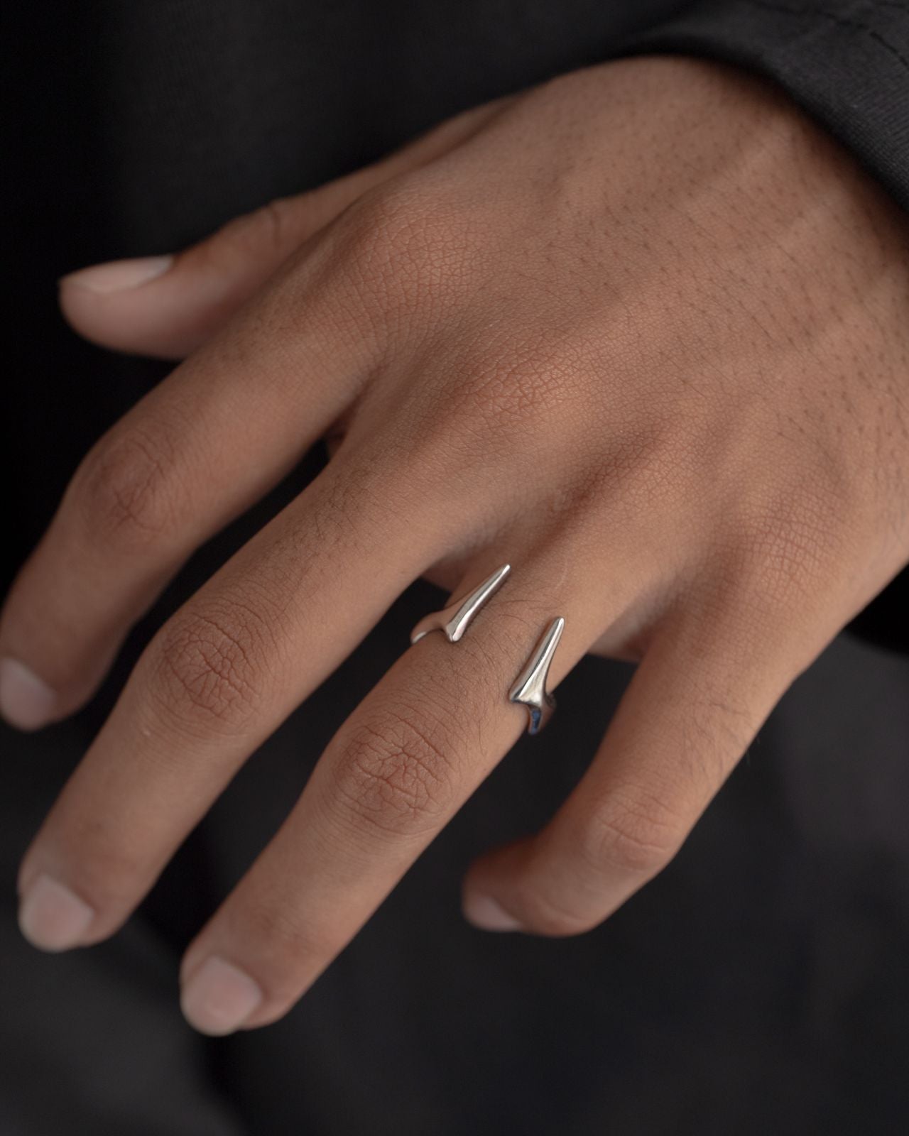 Dual Spike Ring