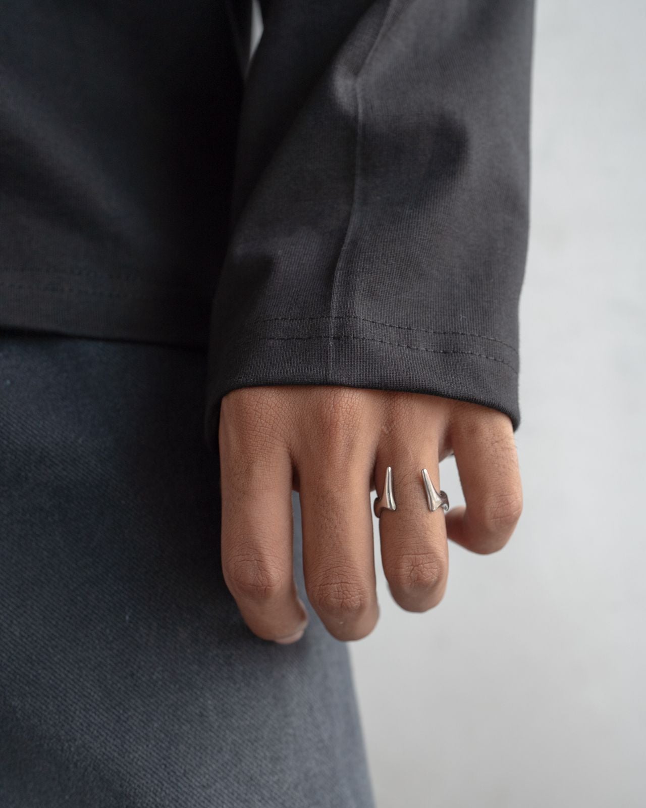 Dual Spike Ring